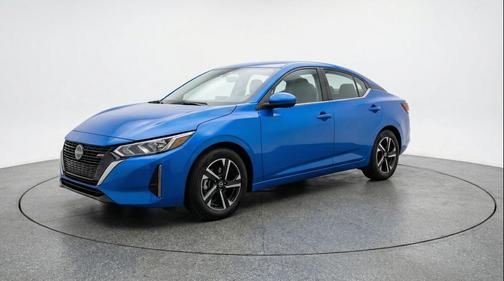 Electric Blue Metallic 2025 Nissan Sentra SV