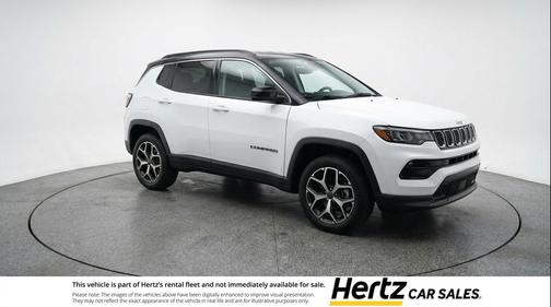 Bright White Clearcoat 2025 Jeep Compass Limited