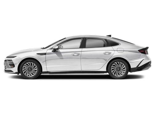 Serenity White 2025 Hyundai SONATA Hybrid SE