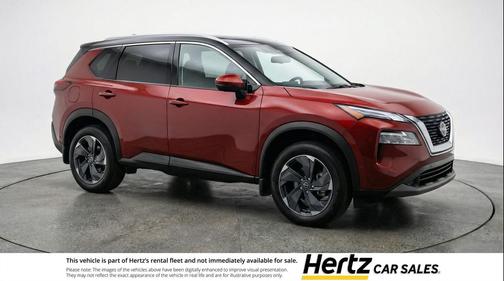 Scarlet Ember Tintcoat 2025 Nissan Rogue SV
