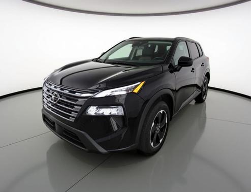 Super Black 2025 Nissan Rogue SV