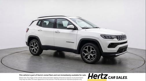 Bright White Clearcoat 2025 Jeep Compass Limited
