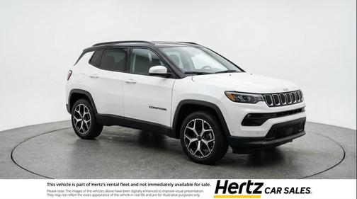 Bright White Clearcoat 2025 Jeep Compass Limited