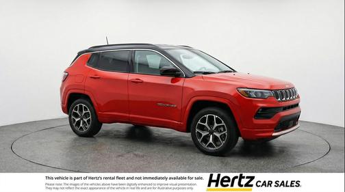 Red Hot Pearlcoat 2025 Jeep Compass Limited