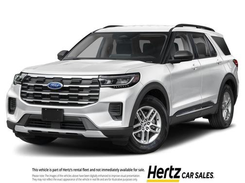 Space Silver Metallic 2026 Ford Explorer ACTIVE