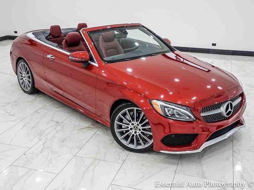designo Cardinal Red Metallic 2017 Mercedes-Benz C-Class Cabriolet