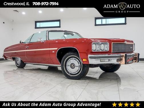 Red 1975 Chevrolet Caprice Classic Convertible