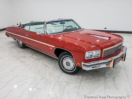 Red 1975 Chevrolet Caprice Classic Convertible