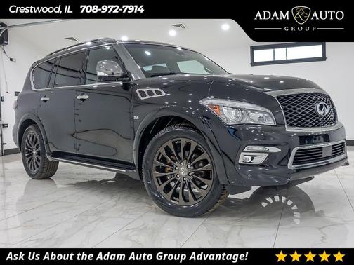 Black Obsidian 2017 INFINITI QX80 Limited SUV