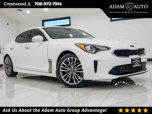 Snow White Pearl 2019 Kia Stinger Sedan
