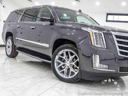Dark Granite Metallic 2017 Cadillac Escalade ESV Luxury