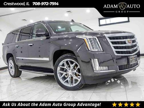 Dark Granite Metallic 2017 Cadillac Escalade ESV Luxury