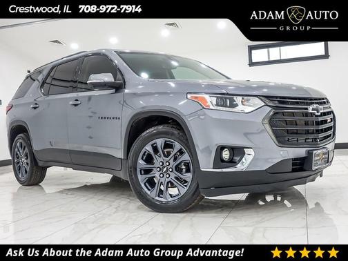 Satin Steel Metallic 2021 Chevrolet Traverse RS
