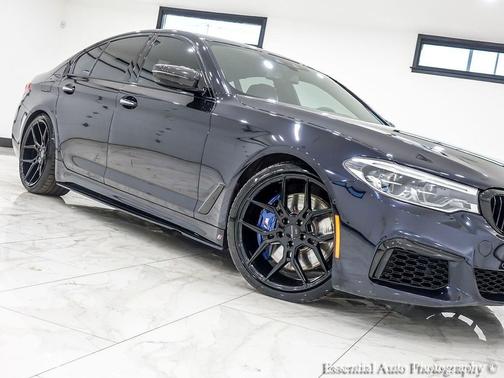 Carbon Black Metallic 2018 BMW M550 i Xdrive