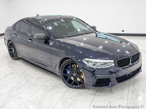 Carbon Black Metallic 2018 BMW M550 i Xdrive