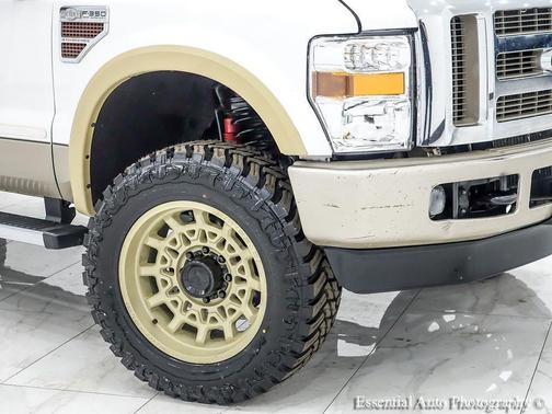 White Platinum Metallic Tri-Coat 2010 Ford F-350 Lariat