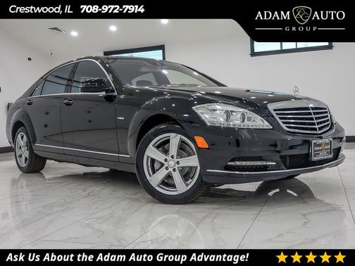 Black 2012 Mercedes-Benz S-Class 4MATIC