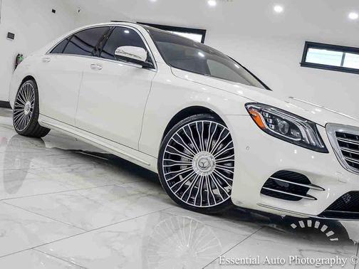 designo Diamond White 2018 Mercedes-Benz S-Class 4MATIC