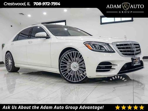 designo Diamond White 2018 Mercedes-Benz S-Class 4MATIC