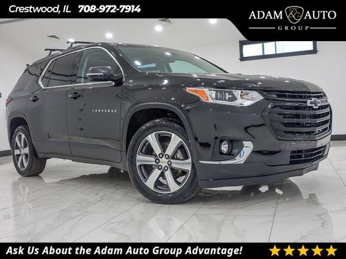 Mosaic Black Metallic 2019 Chevrolet Traverse LT Leather