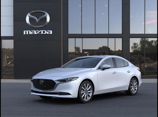 Snowflake White Pearl 2026 Mazda Mazda3 FWD w/Preferred Package
