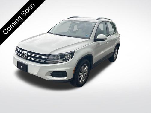 Pure White 2017 Volkswagen Tiguan 2.0T S 4MOTION