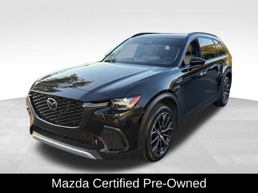 Jet Black Mica 2025 Mazda CX-70 PHEV Premium Package