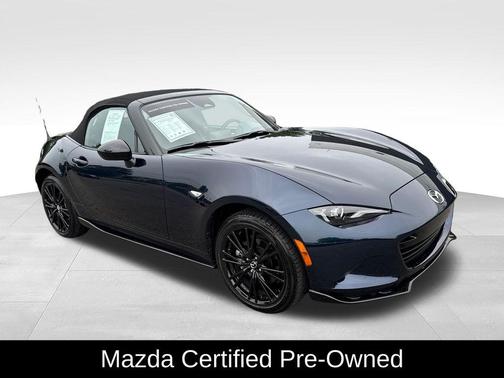 Deep Crystal Blue Mica 2025 Mazda MX-5 Miata Club
