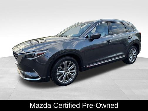 Machine Gray Metallic 2023 Mazda CX-9 Signature