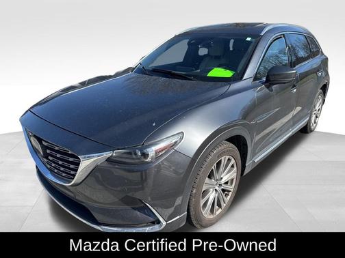 Machine Gray Metallic 2023 Mazda CX-9 Signature