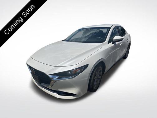 Snowflake White Pearl Mica 2019 Mazda Mazda3 FWD w/Preferred Package