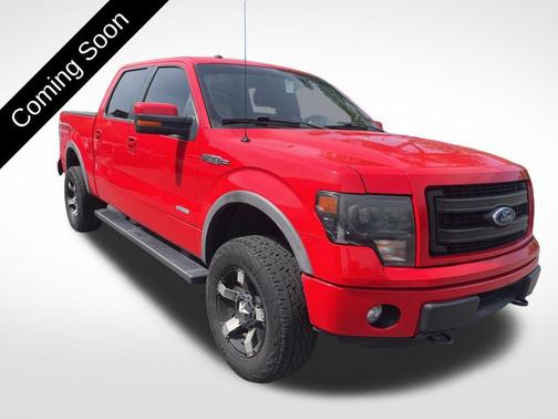Red 2014 Ford F-150 FX4
