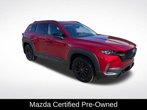 Soul Red Crystal Metallic 2025 Mazda CX-50 Hybrid Premium Package