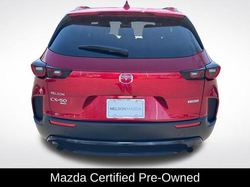 Soul Red Crystal Metallic 2025 Mazda CX-50 Hybrid Premium Package