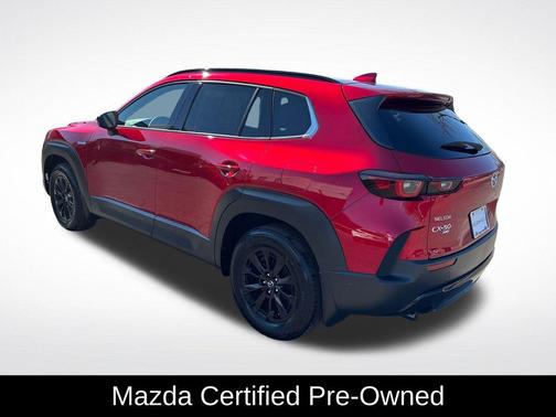 Soul Red Crystal Metallic 2025 Mazda CX-50 Hybrid Premium Package