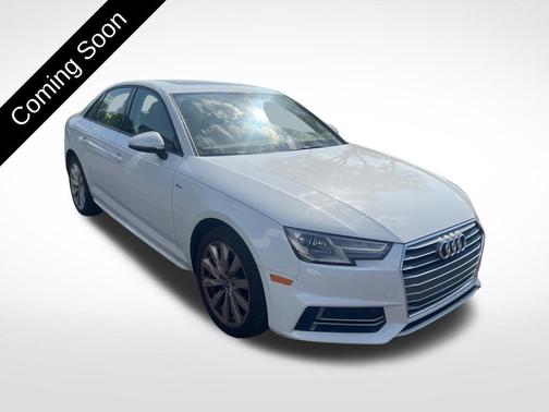 White 2018 Audi A4 2.0T Premium