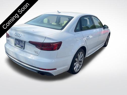 White 2018 Audi A4 2.0T Premium