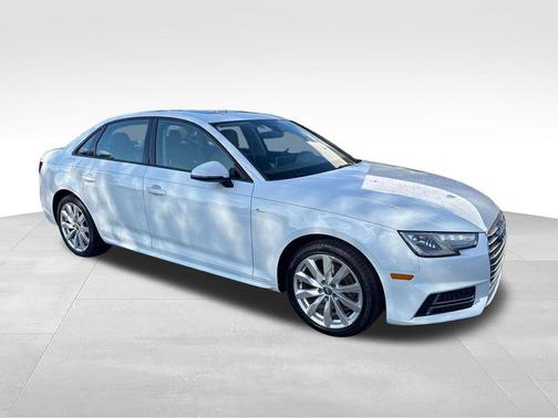 Glacier White 2018 Audi A4 2.0T Premium
