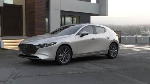 Platinum Quartz Metallic 2026 Mazda Mazda3 FWD w/Preferred Package