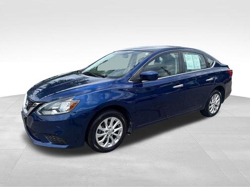 Deep Blue Pearl 2018 Nissan Sentra SV