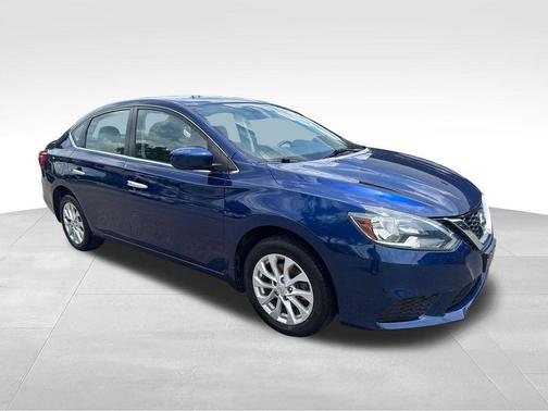 Deep Blue Pearl 2018 Nissan Sentra SV