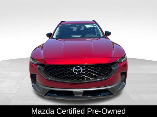 Soul Red Crystal Metallic 2025 Mazda CX-50 Hybrid Premium Package
