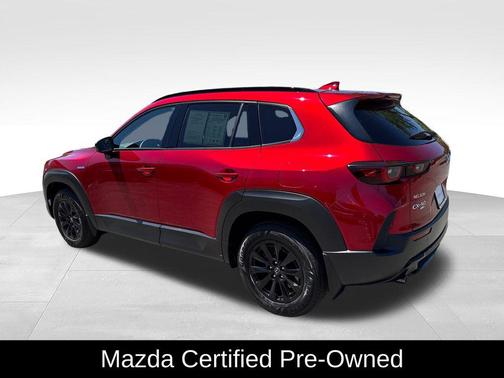 Soul Red Crystal Metallic 2025 Mazda CX-50 Hybrid Premium Package