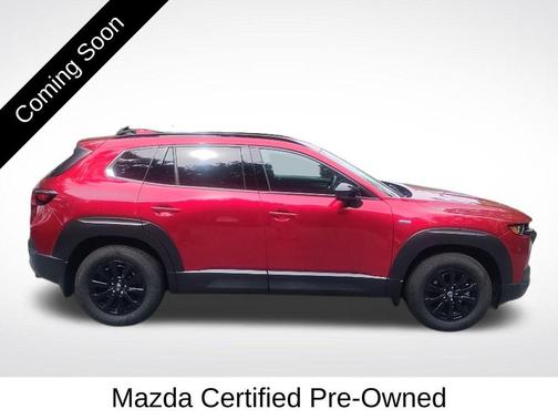 Soul Red Crystal Metallic 2025 Mazda CX-50 Hybrid Premium Package