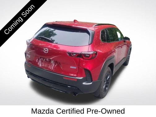 Soul Red Crystal Metallic 2025 Mazda CX-50 Hybrid Premium Package