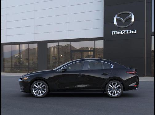 Jet Black 2026 Mazda Mazda3 FWD w/Preferred Package