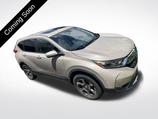 Tan 2017 Honda CR-V EX-L