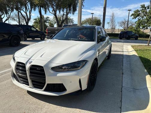 Alpine White 2023 BMW M3 Competition