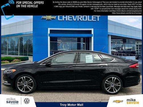Shadow Black 2018 Ford Fusion Titanium