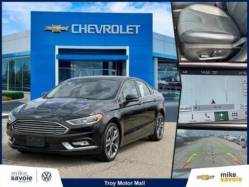 Shadow Black 2018 Ford Fusion Titanium